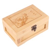 Bamboo Craft Princess Korean Bamboo Jewelry Box Wooden Jewelry Storage Box Collection Box Gift Box