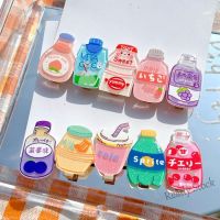 【Ready Stock】 ☎ C18 Cute Cartoon Drink Bottle Hairpin Female Broken Hair Duckbill Clip Girls Hair Accessories