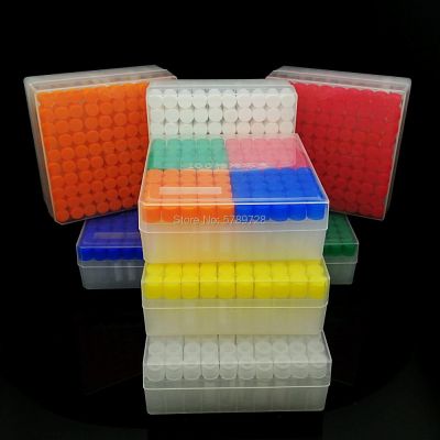 【YF】℡  100pieces plastic 1.8ml freezing   one piece vents storage box for experiment