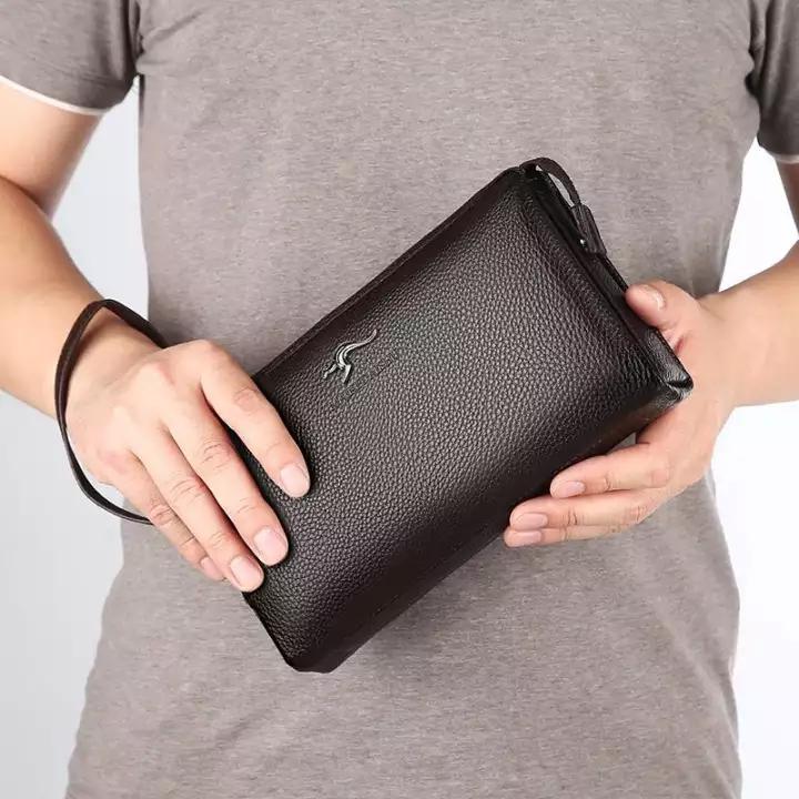 Saqidaishu Men Clutch Bag Large Capacity Men Handbag For Phone Genuine  Leather Luxury Famous Brand Pouch For Man Wallets Bag - Buy Clutch Bag