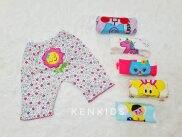 Quần short lửng thêu mông thú Carter Thái Lan bé gái 7-14kg