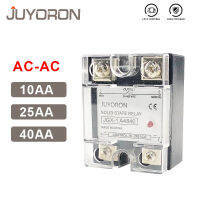 25AA 40AA SSR เฟสเดียว JGX AC ควบคุม AC ระบายความร้อน70-280VAC เพื่อ24-480VAC SSR-10AA 40A AA โซลิดสเตรีเลย์