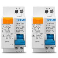 TOMZN TPNL DPNL 230V 1P+N Residual Current Circuit Breaker with over and Short Current Protection RCBO MCB, TPNL