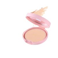 #02 Light Beige CATHY DOLL SKIN FIT NUDE MATTE POWDER PACT SPF 30 PA+++ 4.5g. เคที่ ดอล สกิน ฟิต นู้ดแมทท์ แป้งผิวนู้ด