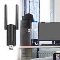 Freneci อะแดปเตอร์ WiFi USB ไร้สาย802.11AC สำหรับพีซีตั้งโต๊ะแบบพกพาเครื่องอุปกรณ์เชื่อมต่อกับ WiFi