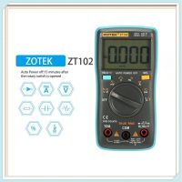 COD ZOYI ZOTEK ZT102 มัลติมิเตอร์แบบดิจิตอลอัตโนมัติ ขนาดพกพา 6000 นับ Zotek Zt 102 Mini 6000 Counts มัลติมิเตอร์ดิจิตอล Ac / Dc สําหรับทดสอบแรงดันไฟฟ้า