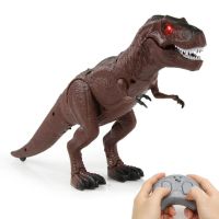 RC Dinosaur Tyrannosaurus Rex Animal Remote control Sounds Dinobot Electric Walking Animals Toy Music Light Spray kids toy