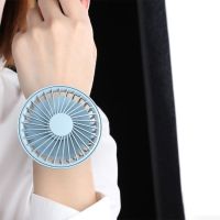 2020 New USB Rechargeable Cooling Watch Fan Lazy Personal Fan 3 Speed Wearable Sports Fan