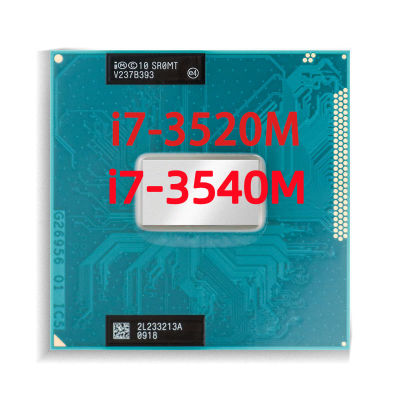CPU I7 3520เมตร I7 3540เมตร SR0MT SR0X6แบบ Dual Core 2.9กิกะเฮิร์ตซ์4เมตร PGA988แล็ปท็อปโน้ตบุ๊ค I7-3540m I7-3520m สำหรับ HM77 HM76 HM75