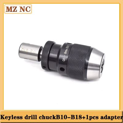 1set B10 B12 B16 B18 กระชับตัวเองแบบไม่ใช้กุญแจ เจาะเชย + รูด้านใน 8mm -20mm arbor adapter motor shaft connecting rod สําหรับ CNC mac