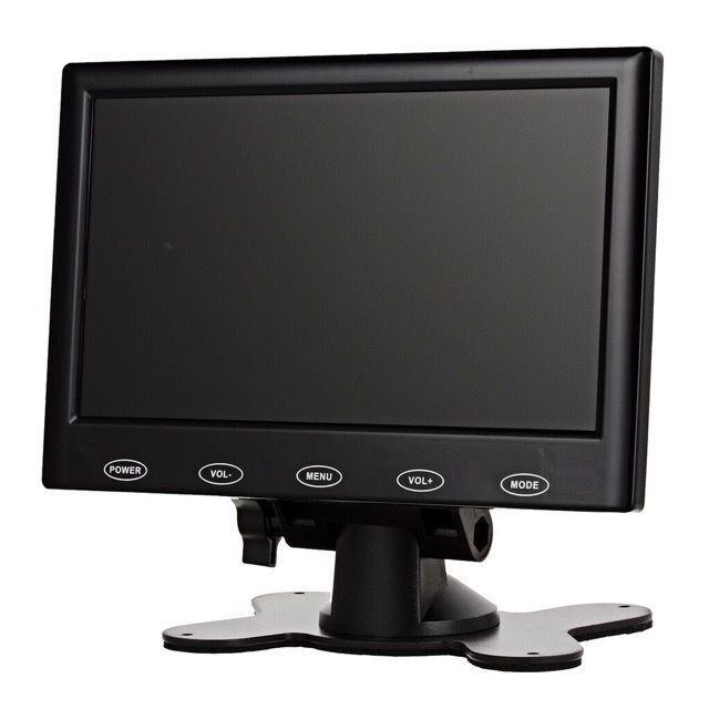 จอมอนิเตอร์ติดรถยนต์ขนาด-7-นิ้ว-hdmi-vga-av-monitor-7-inch-รองรับ-ช่องเสียบหลายชนิด-เช่น-vga-และ-hdmi-av-ซึ่งมีแต่รุ่นใหม่ๆเท่านั้นที่รองรับ-มีรีโมทควบคุม-สามารถใช้ในรถบัส-รถบ้าน-รถบรรทุก-และอื่นๆ