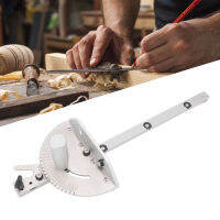 Miter Gauge สแตนเลสความแม่นยำสูงโต๊ะเลื่อย Miter Gauge Assembly สำหรับ Bench Saw อุปกรณ์เสริม