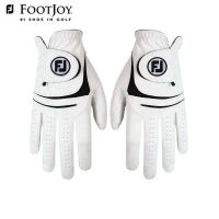 FootJoy FJ ถุงมือกอล์ฟสำหรับผู้ชาย,ผิวแกะไม่ทนต่อไถลและเสียหายระบายอากาศเหมาะสำหรับทุกฤดูกาล Gratis Ongkir สไตล์ใหม่ดั้งเดิม