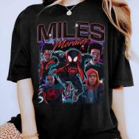 เสื้อมิลส์โมราเลส #MilesMorales #Tribute Shirt #MilesMorales #เสื้อวินเทจสไปเดอร์แมน #Black Spiderman #Spiderman