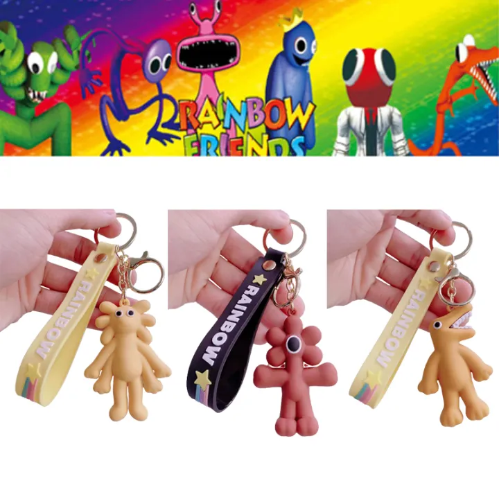 Roblox Blue Friends Rainbow Pink Yellow Duck Keychain Bag Pendant Gift Kid  Xmas