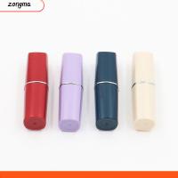 ZONGMA 2Pcs แรนด์สี ซ่อน-A-สำรอง-คีย์ รูปร่างลิปสติก พลาสติกทำจากพลาสติก กล่องใส่ยา แบตเตอรี่ปลอมปลอม กล่องเก็บกุญแจ กิจกรรมกลางแจ้งกลางแจ้ง