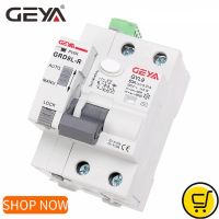 GEYA GRD9L 6KA ELCB RCCB Automatic Reclosing Device with RS485 Function Remote Control Circuit Breaker 2P 40A 63A 30mA RCD Electrical Circuitry Parts