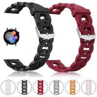 lumude Ladys Silicone Band for HUAWEI WATCH GT 3 46mm 42mm GT3 / GT Runner /GT 2 GT2 Pro Wrist Strap Replacement Wristband Watchband