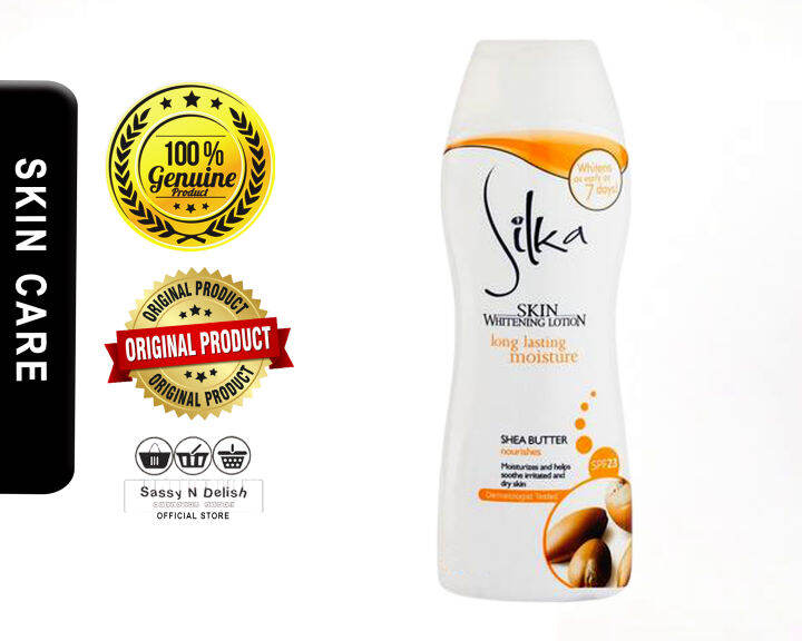 Silka Whitening lotion Shea butter SPF23 100ml Lazada PH
