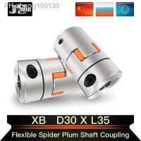 High p CNC Motor Jaw Shaft Couplers Flexible Spider Plum Shaft Coupling D30 L35 4mm 5mm 6mm 6.35mm 9mm 10mm Elastic Coupling