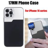 For iPhone 14 Pro Max 14 Plus 17MM Thread Phone Case for zomei kase Anamorphic Telescope Macro Telephoto lens Case Accessories
