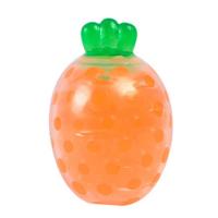 Stress Balls for Kids Carrot Shape Pinch Ball Fidget Toys Relaxing Portable Washable Fun Colorful Fidget Toys for Kids Girls Boys capable