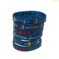 blg Awareness Creates Change Silicone Wristbands 6x Autism Awareness Bracelets 【JULY】