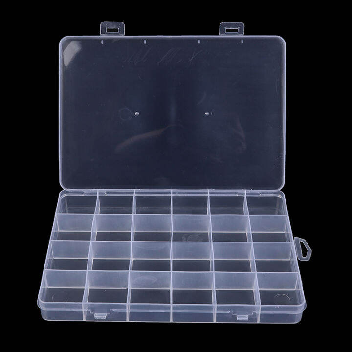 lowest-price-mh-24ช่องกล่องพลาสติกกรณีเครื่องประดับลูกปัดเก็บภาชนะ-craft-organizer