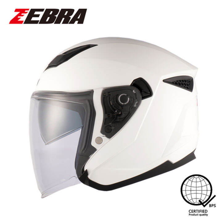 ZEBRA helmet Motorcycle half face helmet with dual visor open helmet