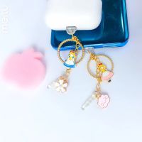 Hand made DIY exquisite mobile phone accessories type-C dust plug can be used as a charming Pendant of key chain