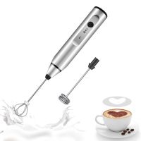 Electric Milk Frothers Handheld Wireless Blender USB Mini Coffee Maker Whisk Mixer Cappuccino Cream Egg Food Blender