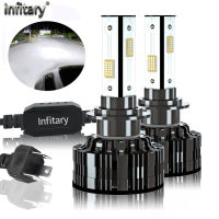 Infitary 4 Side Illuminated H7 H4 Car Led Headlight Bulbs 16000Lm 90W 6500K H11 H13 9005 9006 HB3 HB4 Canbus ICE Auto Head Lamp