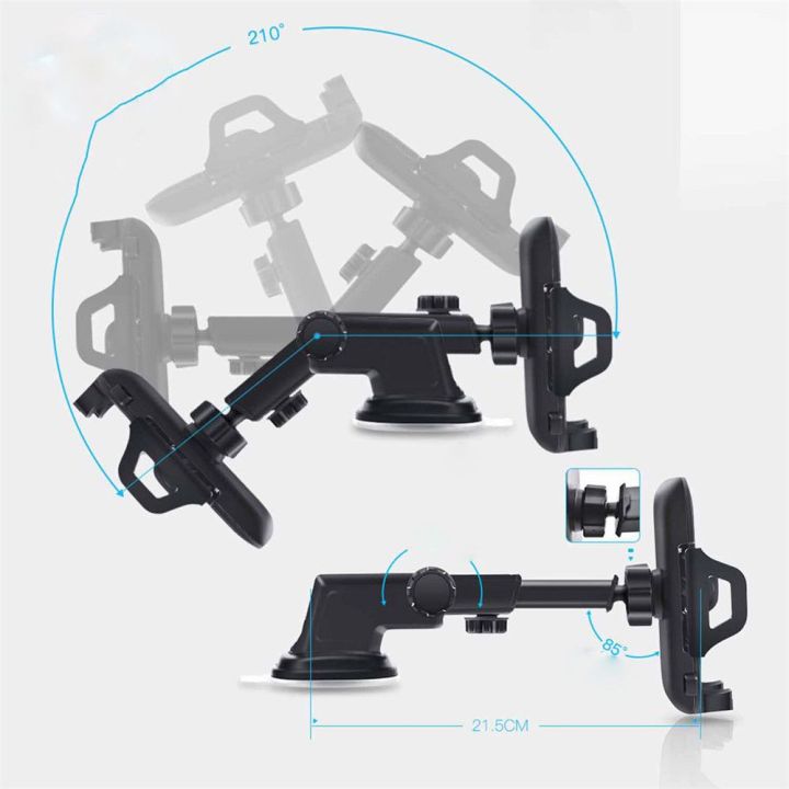 sejue4373แท่นวางแผงหน้าปัดรถยนต์แบบปรับได้อเนกประสงค์-ที่วางโทรศัพท์ในรถติดตัวดูดซิลิโคนกระจกหน้ารถ