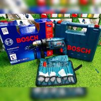 ?? BOSCH ?? สว่านกระแทก รุ่น GSB-16RE (SET อุปกรณ์ 100 ชิ้น) 1/2นิ้ว 4หุล 750 วัตต์ ออกแบบตามหลักสรีรศาสตร์พร้อมขนาดกะทัดรัด จัดส่ง KERRY ??