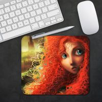 Brave Disney Princess Merida Design Pattern Game mousepad Small Pads Rubber Mouse Mat MousePad Desk Gaming Mousepad Cup Mat