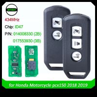 ที่ห้อยกุญแจรถรีโมท DIYKEY สำหรับ Honda X ADV SH 300 150 125 Forza PCX150รถจักรยานยนต์สกู๊ตเตอร์2018 2020ไร้กุญแจ ID47 434Mhz