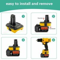 ；’；‘、。 DCA1820 Adapter Converter For DEWALT 18V Tools 20V Max Lithium Ion Battery Power Bank Ftion Compatible