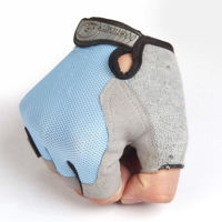 ถุงมือขี่จักรยาน MTB Road Riding s Anti-Slip Camping Hiking s Gym Fitness Sports Bike Bicycle Half Finger Men