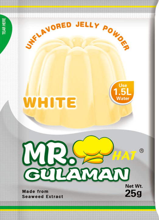 Mr. Gulaman Unflavored Jelly Powder White (25g) Lazada PH