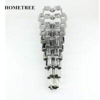 【❉HOT SALE❉】 TANCI Hometree ชุดเครื่องตัดคุกกี้ขนมปังกรอบโลหะเหล็กสแตนเลสสตีลแบบ3มิติสำหรับ H241ตัดอุปกรณ์อาหารอบในครัว9ชิ้น