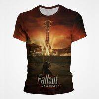 2023 NEW2022ใหม่เสื้อยืด Fallout เกม3D พิมพ์ฤดูร้อนแขนสั้นเสื้อแฟชั่น Casual Cool Tee Streetwear T เสื้อผู้ชายผู้หญิงเด็ก