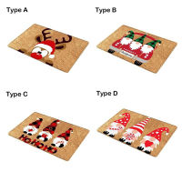 Christmas Decorative Mats Bathroom Mats Non-slip Mats 40x60cm Kitchen Indoor and Outdoor Door Mats