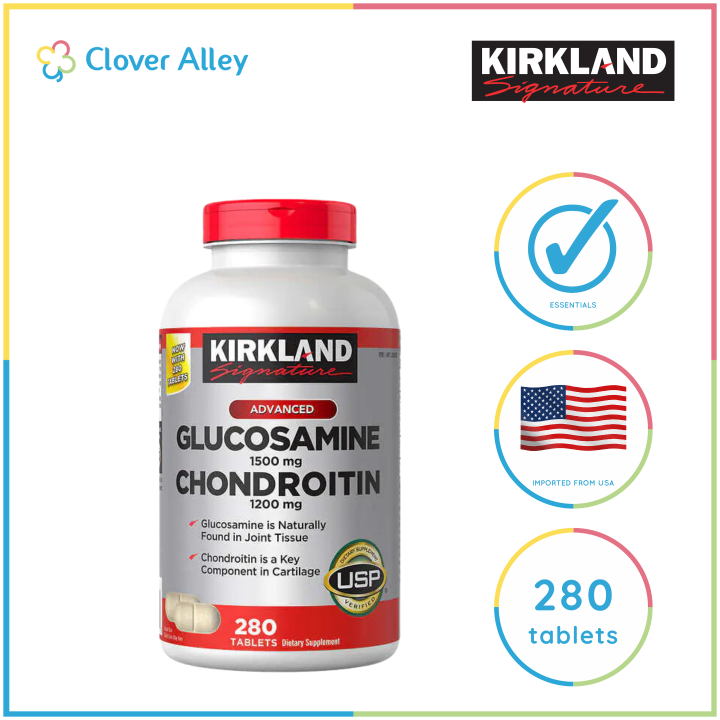 Kirkland Signature Glucosamine & Chondroitin, 280 Tablets (June 2026