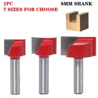 1pc 8mm Shank ทําความสะอาดด้านล่างไม้เราเตอร์บิตทังสเตนคาร์ไบด์แกะสลักมีดงานไม้เครื่องมือ End Milling Cutter