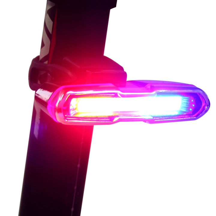 แสงที่สว่างเป็นพิเศษหลังจักรยาน-gude001ไฟ-led-ชาร์จ-usb-ได้อุปกรณ์เสริมไฟท้าย