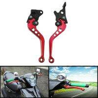 2 Pcs Universal CNC Alloy Motorcycle Brake Handle Adjustable Size Moto Motorbike Modification Clutch Drum Brake Lever Handle Hot