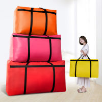 Large-capacity canvas moving house luggage clothes storage portable extra large mens travel bag quilt big bag