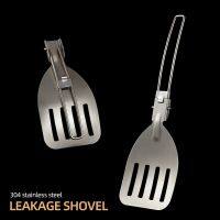 【LZ】❏♣  1 pçs dobrável espátula comida turner dobrar colher de aço inoxidável ao ar livre acampamento engrenagem cozinhar acessórios equipamentos piquenique