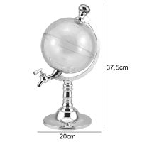 3.5L Novelty Globe Wine Decanters Drink Dispenser For Alcohol Drinking Game Beer Liquor Dispenser Strainers Bar Accessories