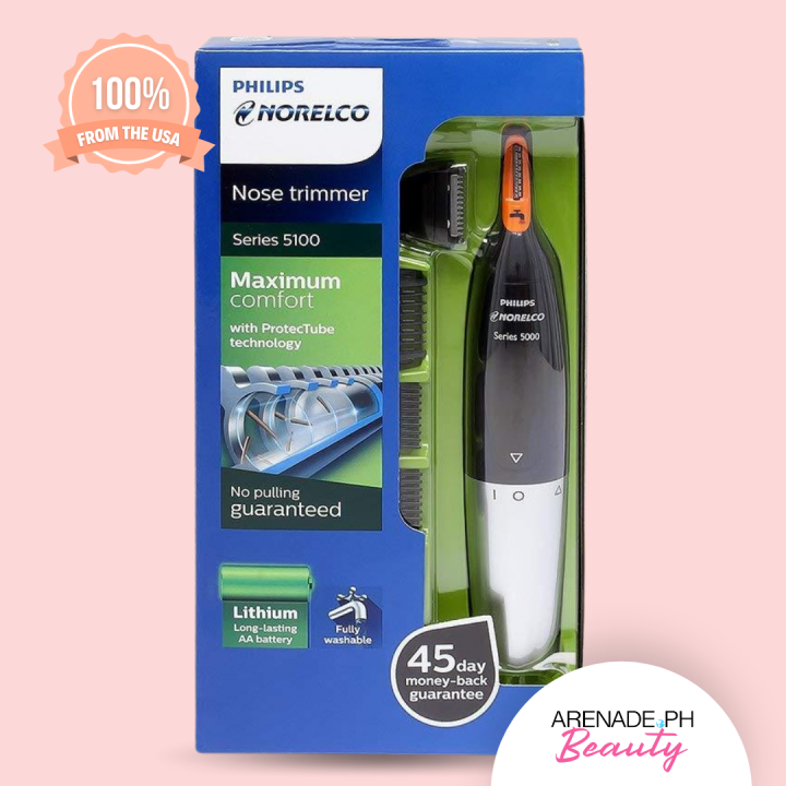 Philips Norelco Nose, Ear, and Eyebrow hair trimmer NT5175/49 facial